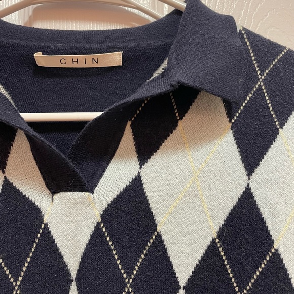 Knitted Jumper Sweater V-neck Pullover New Fashion Sweater - Picture 4 of 9